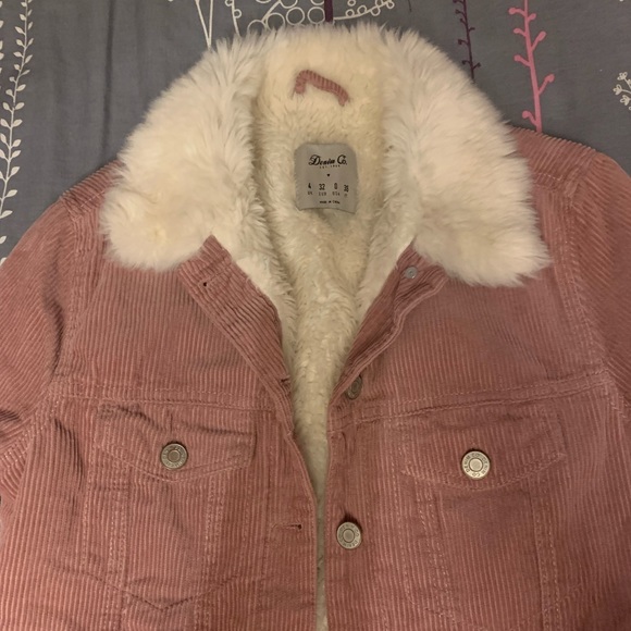 Blush Pink Corduroy Jacket - Picture 2 of 5